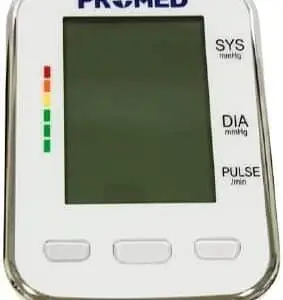جهاز قياس الضغط "بروميد" هذا هو الضغط التلقائي 120 ذكريات في مجموعتين مع البيانات والوقت التلقائي لإيقاف تشغيل الطاقة التلقائية للبطارية المنخفضة تصميم مثالي يمتاز بأداء لا مثيل له يحتوي المنتج على العديد من الميزات Blood Pressure Monitor ( PROMED ) BSP-12 . جهاز ضغط ديجيتال ( PROMED ) ( BSP-12 ) الضغط التلقائي 120 ذكريات في مجموعتين مع البيانات والوقت إيقاف التشغيل التلقائي الكشف عن انخفاض البطارية 4 * بطاريات AA أو محول تيار متردد طبي تقريبا. 382 جرام (بدون البطارية) ألمانيا للتكنولوجيا. 2 سنة الضمان
