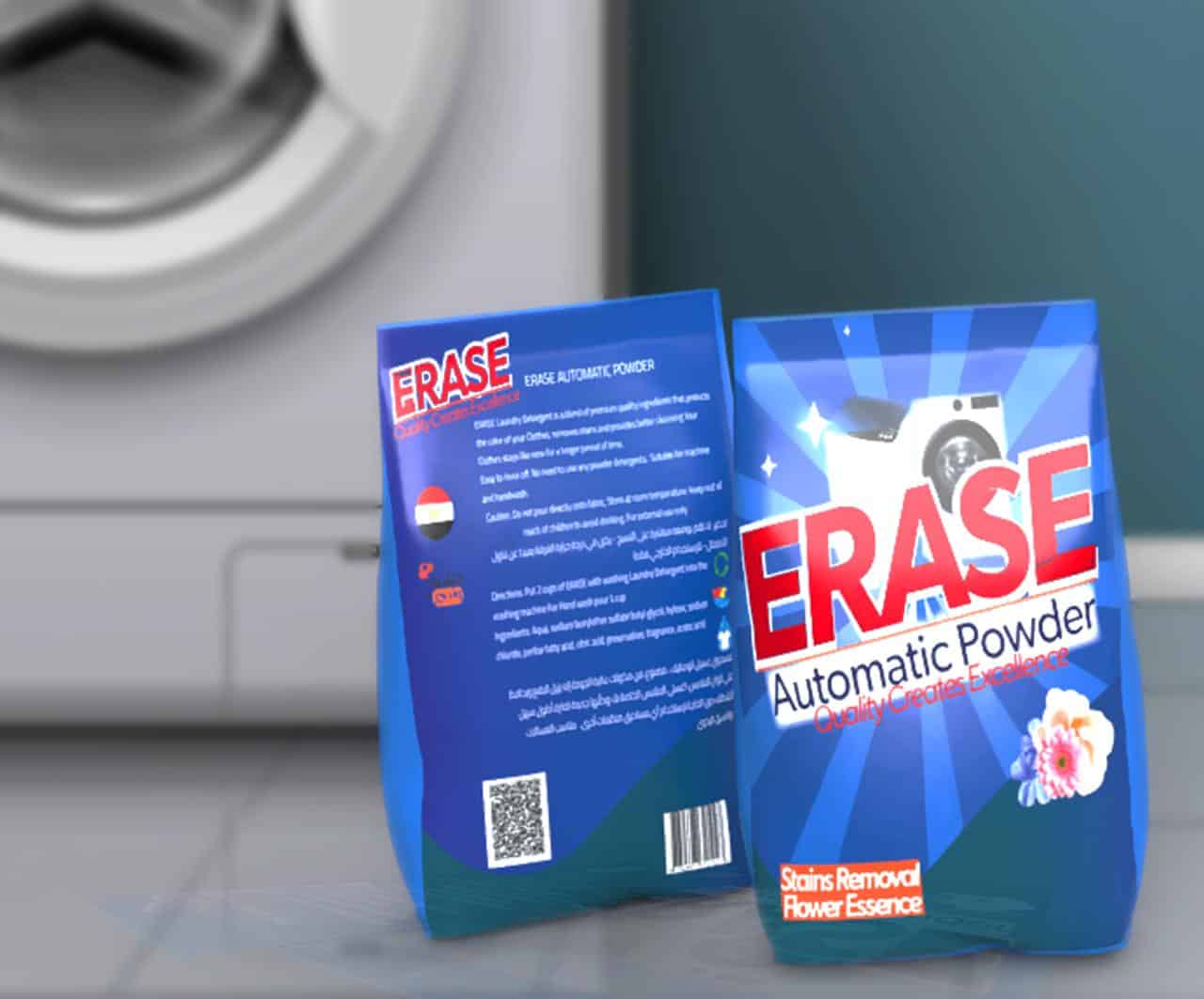 ERASE AUTOMATIC POWDER مسحوق غسيل اتوماتيك